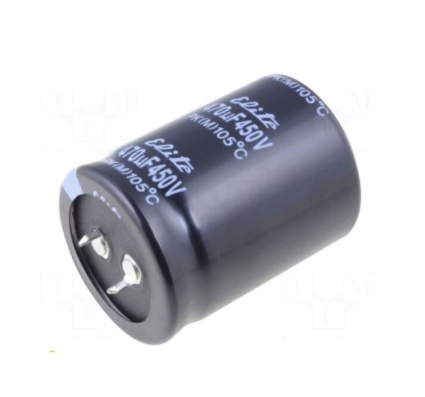 Capacitor:electrolytic SNAP-IN 470uF 450VDC