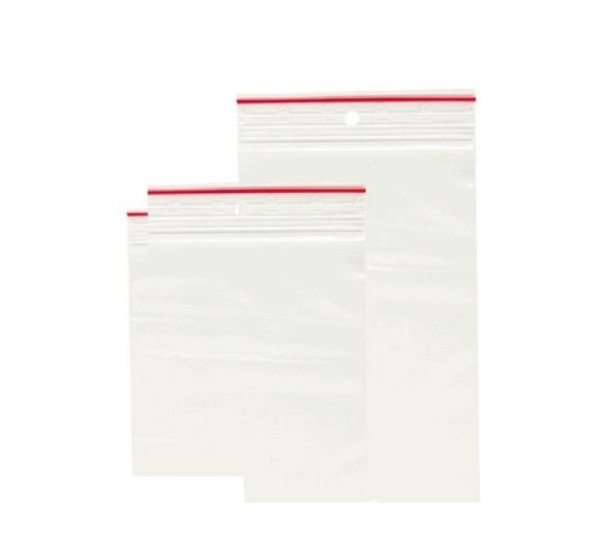 Zip Lock somas, 250x350mm, LDPE, 45mk, 100 gab.