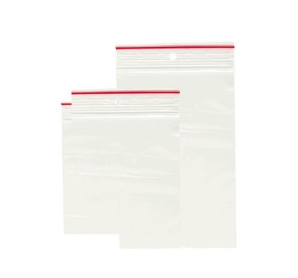 Zip Lock somas, 300x400mm, LDPE, 45mk, 100 gab.