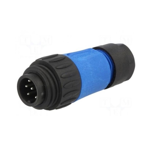 Connector: circular; plug; for cable; PIN: 7; male; soldering; 250V
