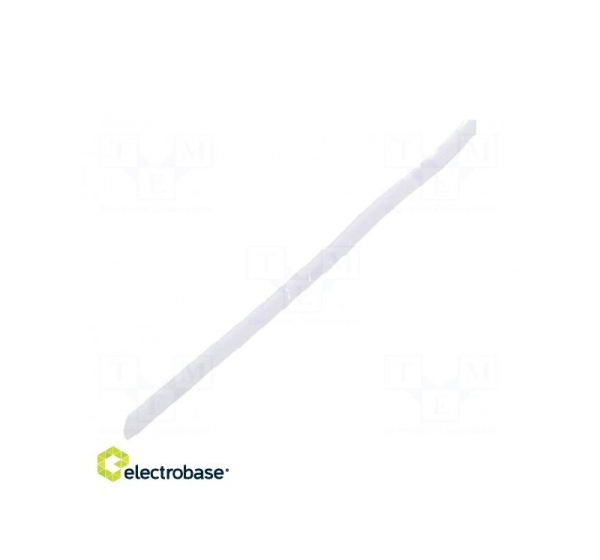 Spiral wrapping; ¨Bundle : 8mm; clear-white; L: 10m