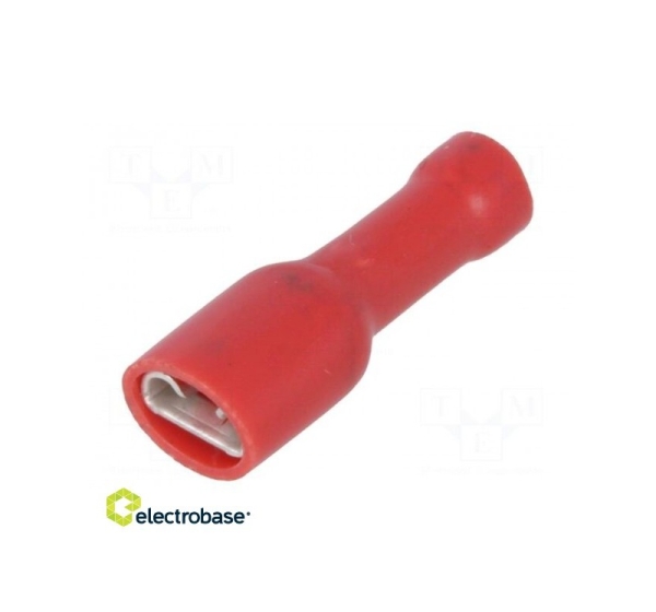 Terminal: flat; 4.8mm; 0.5mm; female; 0.5÷1mm2; crimped; for cable