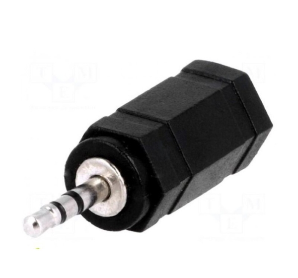 Adapter; Jack 2.5mm plug,Jack 3.5mm socket; stereo