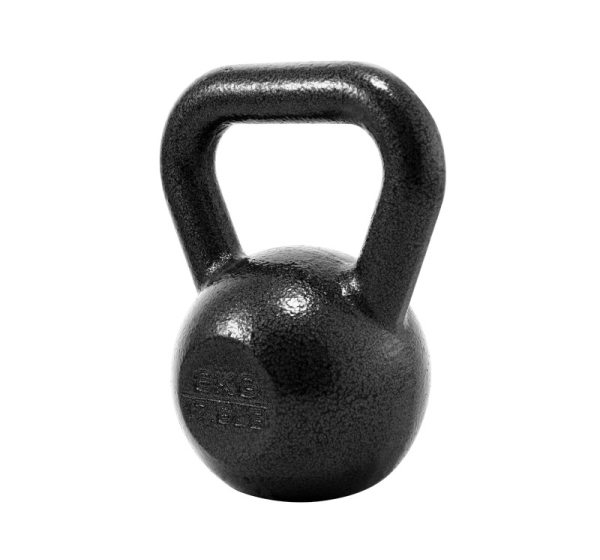 PROIRON PRKHKB08K Kettlebell Weight, 1 pc, 8 kg, Black, Cast Iron