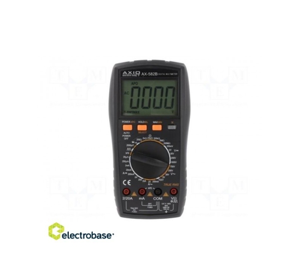 Digital multimeter; LCD 3,5 digit 28mm, with a backlit; 3V