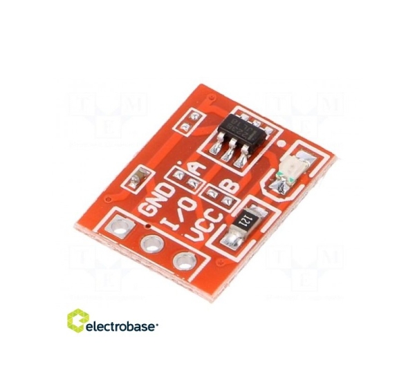 Sensor: touch capacitive Channels: 1 IC: TTP223