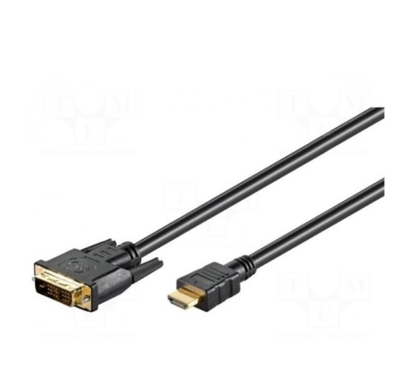 Kabelis HDMI 1.4 DVI-D (18+1) spraudnis,HDMI spraudnis 5 m