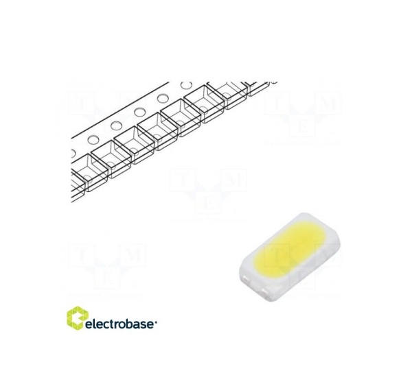 SMD 3014,PLCC2 balts auksts 10÷15lm