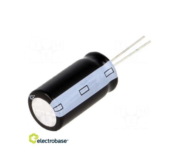 Capacitor: electrolytic; THT; 6.8uF; 450VDC; ¨10x20mm; Pitch: 5mm
