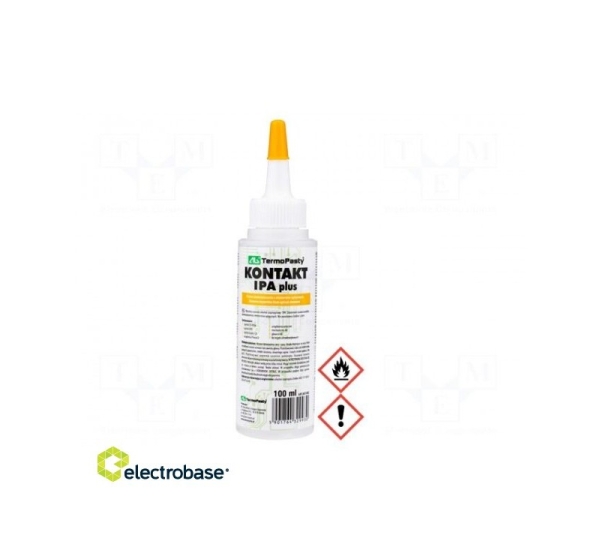 Izopropilspirts 100 ml | šķidrums | plastmasas konteiners | bezkrāsains