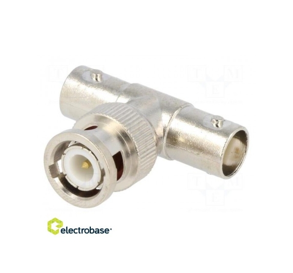 T adapteris | BNC spraudnis, BNC ligzda x2