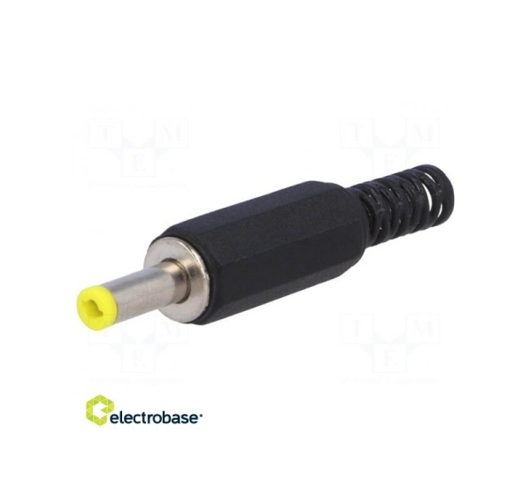 Plug; DC supply; female; 4/1.7mm; 4mm; 1.7mm; for cable; 10mm