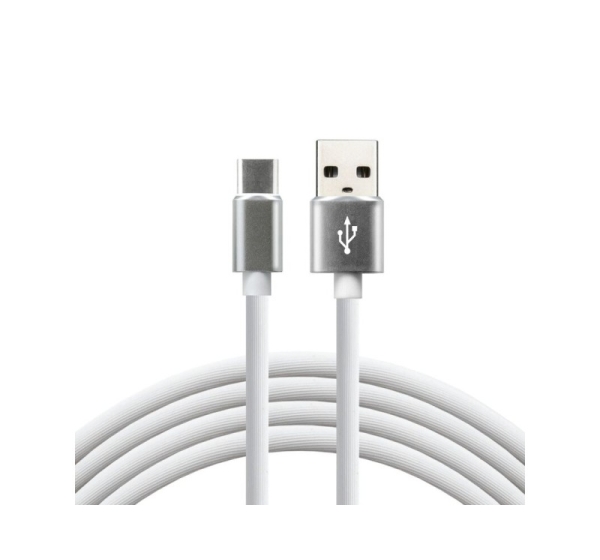 everActive™ USB-C 3.0 male / USB A male 1.5m everActive CBS-1.5CW 3.0A balts iepakojumā 1 gb.