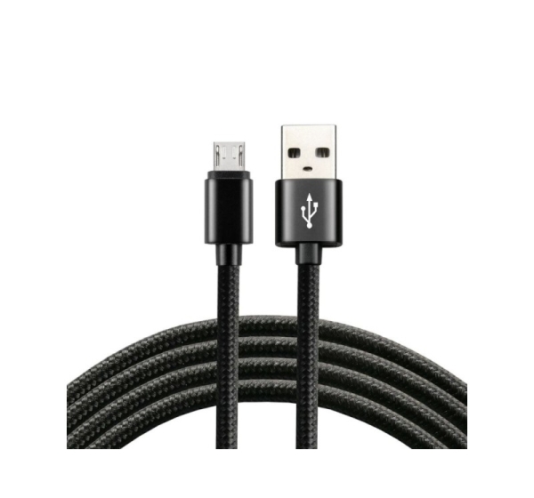 everActive™ USB mikro B vads / USB A 2.0m everActive CBB-2MB 2.4A iepakojumā 1 gb.