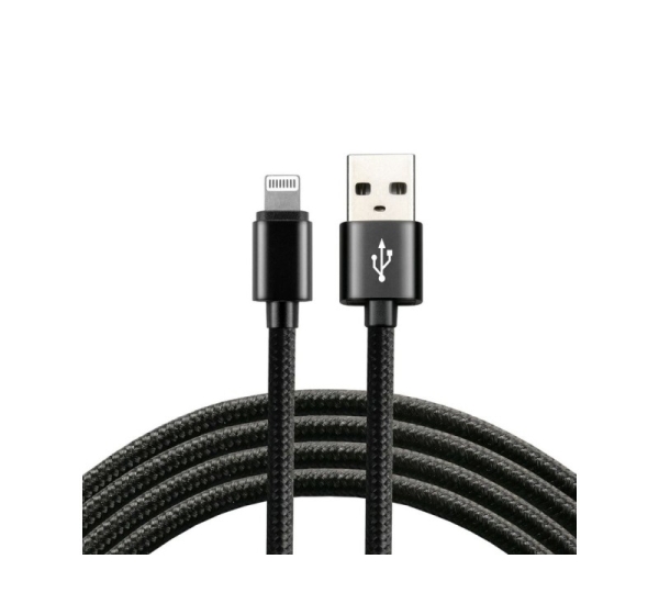 everActive™ USB lightning male / USB A male 2.0m everActive CBB-2IB fast 2.4A melns