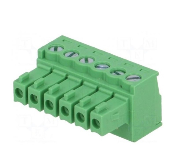 Pluggable terminal block; 3.5mm; ways: 6; straight; plug; female