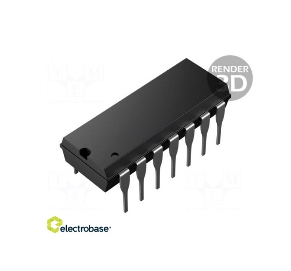 Operational amplifier; 1.2MHz; Channels: 4; DIP14
