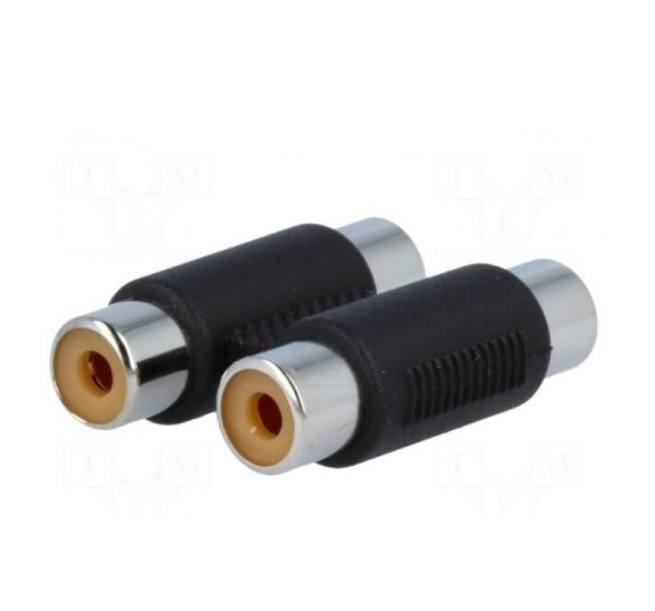 Spraudnis | RCA ligzda x2, abas puses | mono, dubultā
