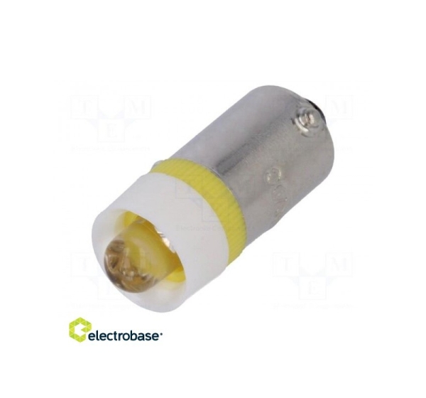 LED lampiņa dzeltena | BA9S | 24VDC | 24VAC