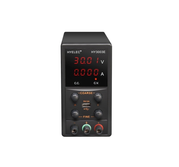 HYELEC ® Laboratorijas barošanas avots | DC, 0-30V, 3A | HYELEC