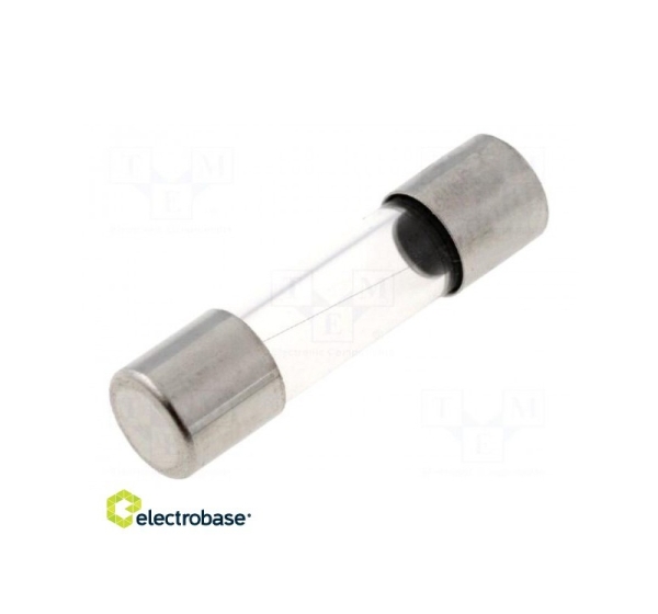 Fuse: fuse; quick blow; 1A; 250VAC; cylindrical,glass; 5x20mm