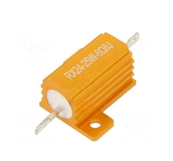 Resistor: wire-wound; with heatsink; 6.8?; 25W; ±5%; 50ppm/°C
