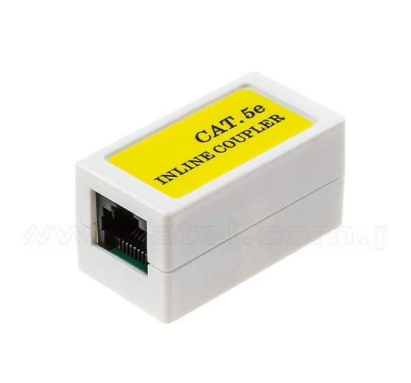 ElectroBase ® CAT5E inline savienotājs-adapteris | 2xRJ45 | UTP