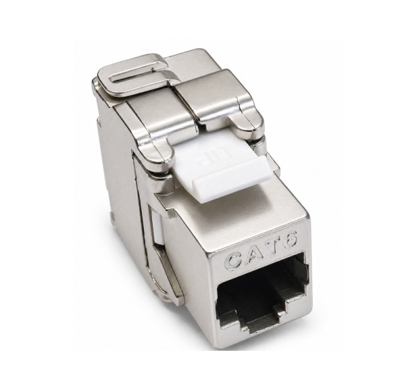 ElectroBase ® Modulārs STP/FTP CAT6 Keystone modulis | CAT6 Ligzda| CAT6/CAT5E