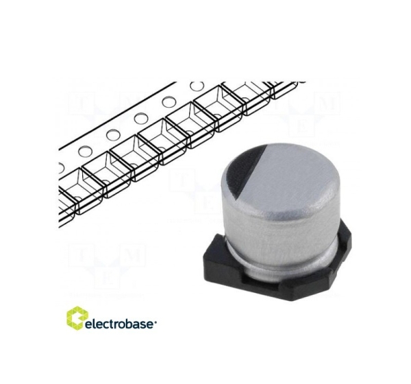 Capacitor:electrolytic SMD 220uF 35VDC