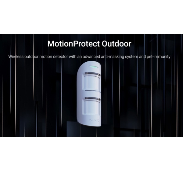 AJAX ® DETECTOR WRL MOTIONPROTECT / OUTDOOR WHITE 12895 AJAX