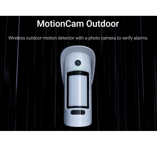 AJAX ® DETECTOR WRL MOTIONCAM / OUTDOOR PHOD WHITE 36660 AJAX
