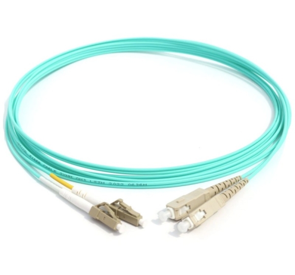ElectroBase ® Optical patch cord, Duplex SC/LC MM  OM3 15M, LSZH