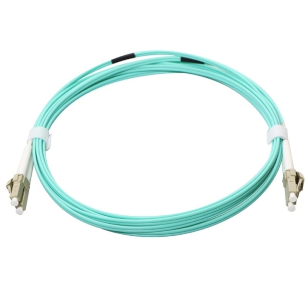 ElectroBase ® LC/UPC-LC/UPC MultiMode MM OM3 50/125, Duplex,LSZH Aqua, 0.5m