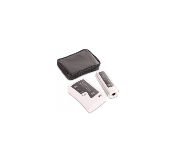 ElectroBase ® LAN tīkla testeris ar LED indikatoru GETFORT RJ-45 RJ-11