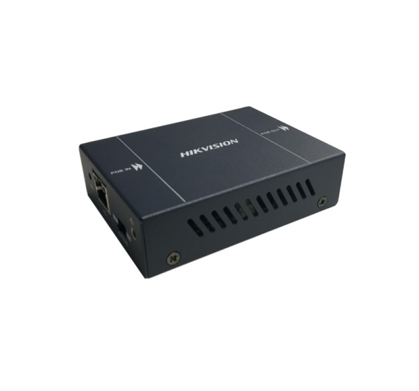 HIKVISION POE repeater, one channel 100M input, two channel 100M output, Extend mode: 250 meter, support 4 rep