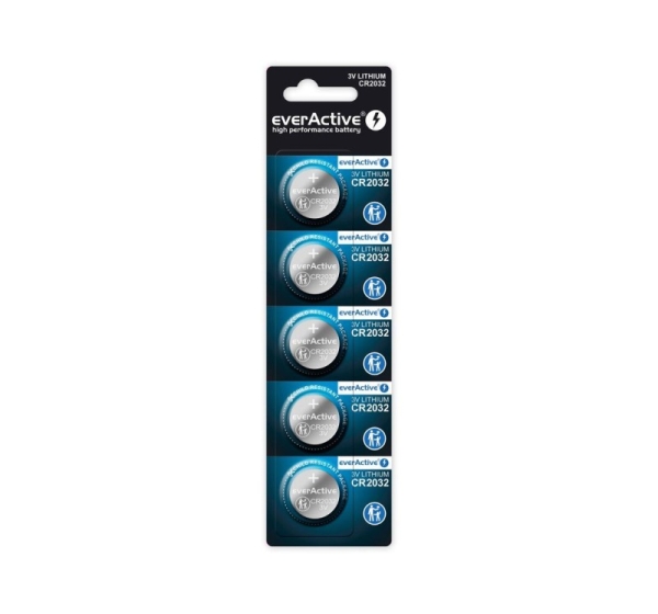 everActive™ CR3032 baterijas everActive litija iepakojumā 4 gb.