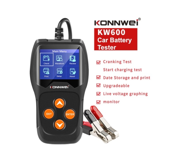 KONNWEI Auto akumulatoru testeris KW600 | Konnwei