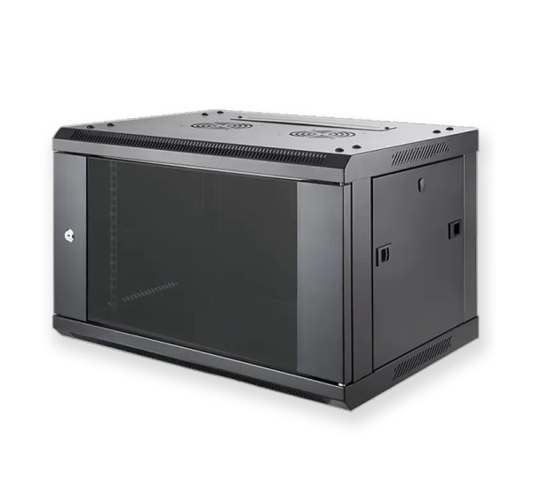 ProBase™ Sienas 19" servera skapis 6U · 600×600×370 mm · Metāla · Nesalikts (Flat-pack)