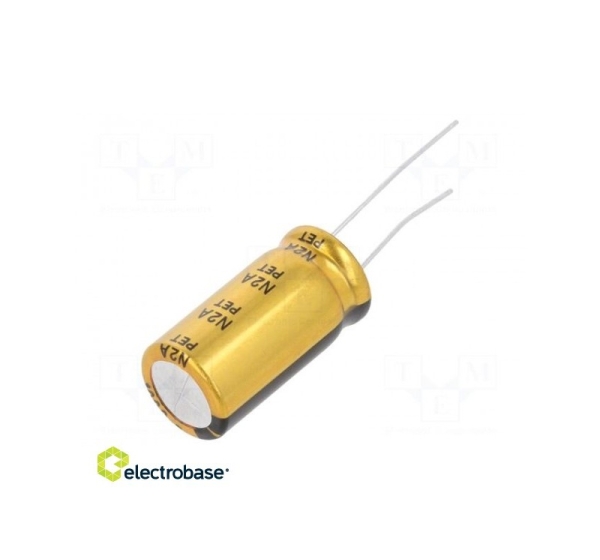 Capacitor: electrolytic | THT | 1000uF | 35VDC | Ø12.5x25mm | ±20%