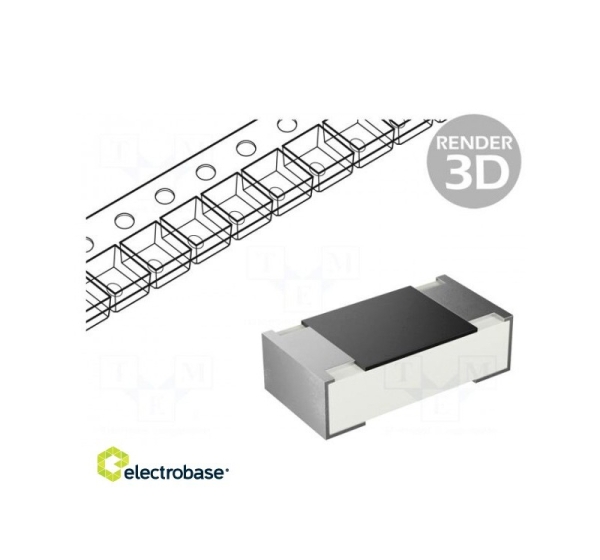 Rezistors: bieza plēve SMD 0603 100k9