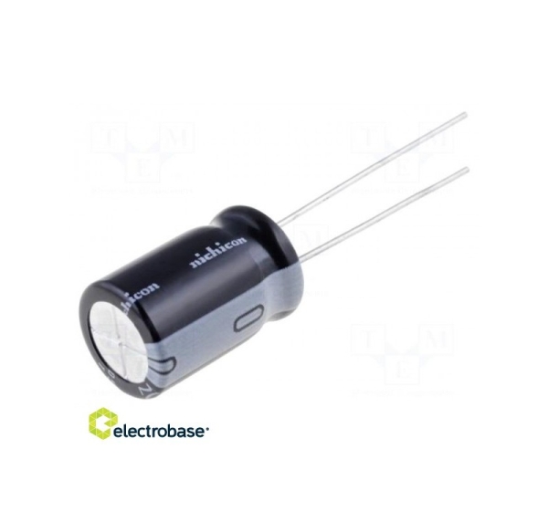 Capacitor: electrolytic; THT; 220uF; 63VDC; ¨10x16mm; Pitch: 5mm