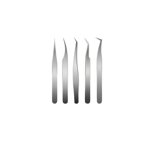 ElectroBase ® Tweezers Set 5 pcs