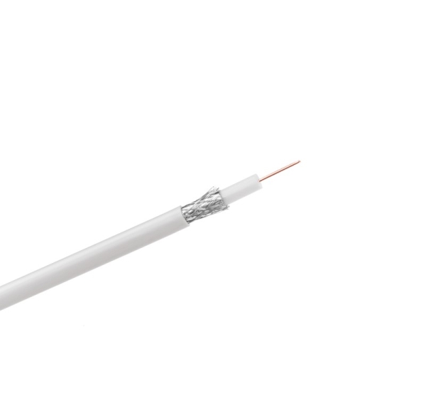 ProBase™ Koaksiālais vara kabelis,  RG6U, iepakojums 100m, balts SAT9590 CABLETECH