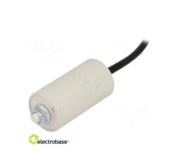 Capacitor:motors, run;12uF;450V;Ø35x65mm;-25÷70°C;±10%;4