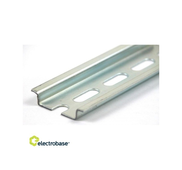 DR751000 DIN sliede 35 X 7,5 - 1M, perforēta