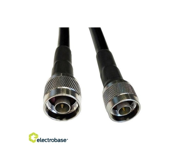 Kabelis LMR-400, 3m, N-vīrsne uz N-vīrs