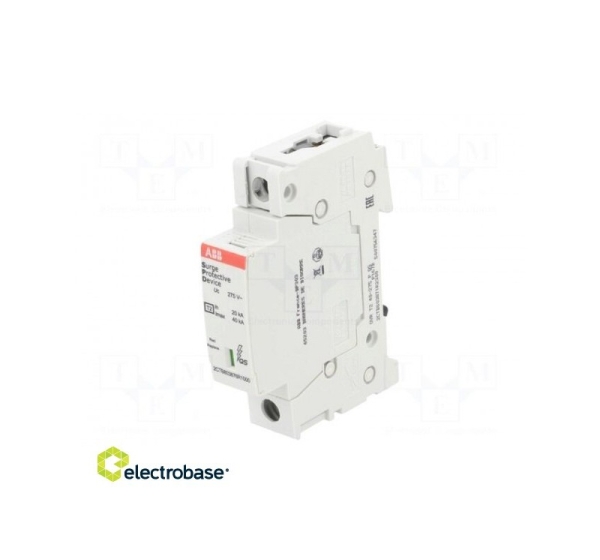 Surge arrestor; Type 2; Poles: 1; 40kA; Uoper.max: 275VAC; DIN; IP20