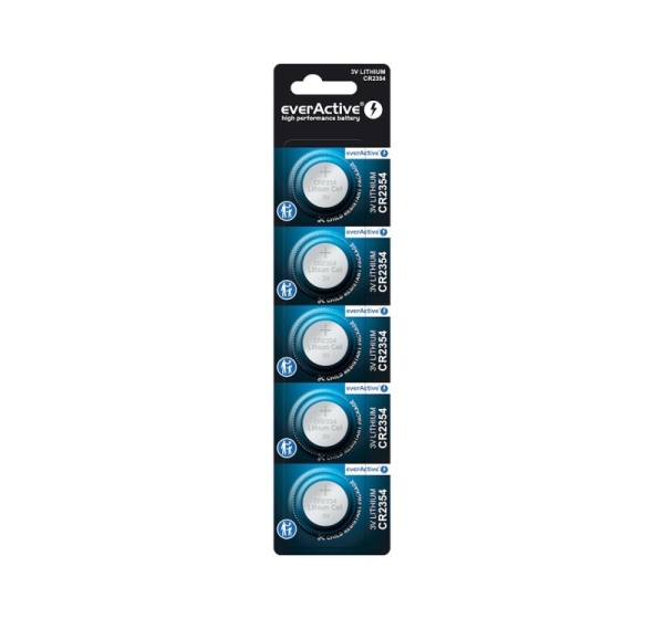 everActive™ CR2354 baterija everActive litija iepakojumā 5 gb.