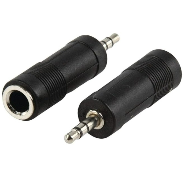 Adapters  3.5 male/6.3 female