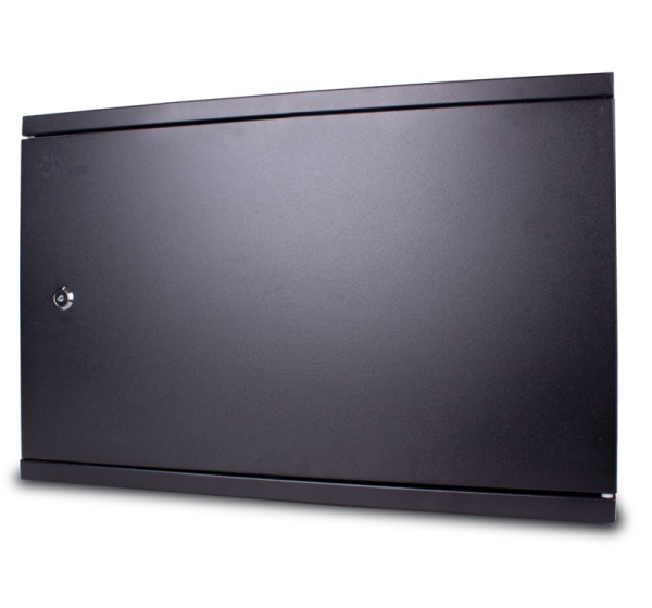 ProBase™ 3U 19'' Sienas komutācijas skapis CCTV, ALARM, IT/ 540x350x180mm / Melns/ Salikts